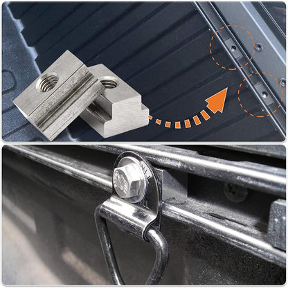 Bed Deck Rails Cleat T Slot Nuts Fits Screws with 3/8 inch-16 Thread for Toyota Tacoma / Tundra - Towing Bars by PMC Jewellery | Online Shopping South Africa | PMC Jewellery | Buy Now Pay Later Mobicred