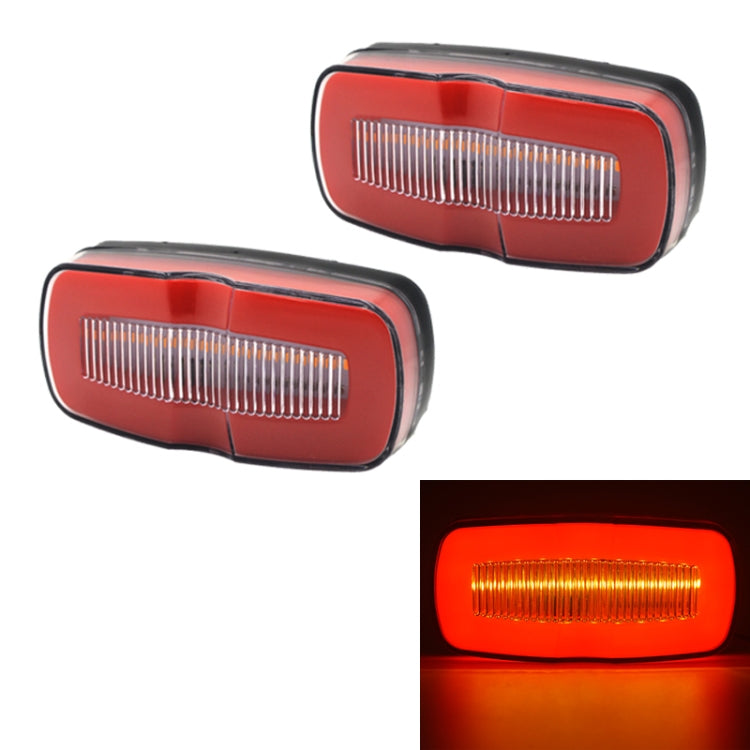 2 PCS MK-190 Truck LED Side Marker Light (Red Light) - Running Lights by PMC TechLife | Online Shopping South Africa | PMC TechLife | Buy Now Pay Later Mobicred