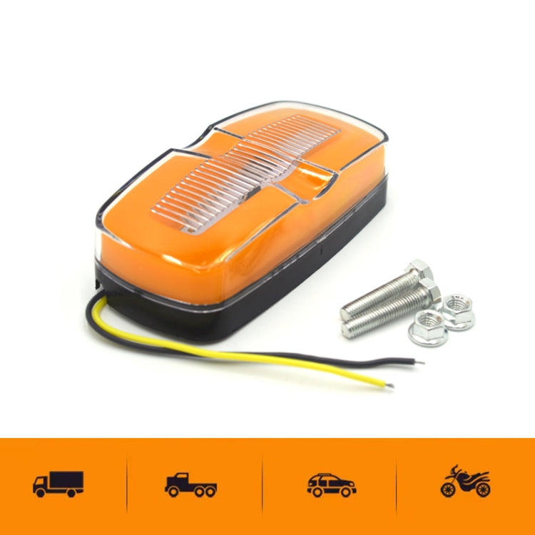 2 PCS MK-190 Truck LED Side Marker Light (White Light) - Running Lights by PMC TechLife | Online Shopping South Africa | PMC TechLife | Buy Now Pay Later Mobicred