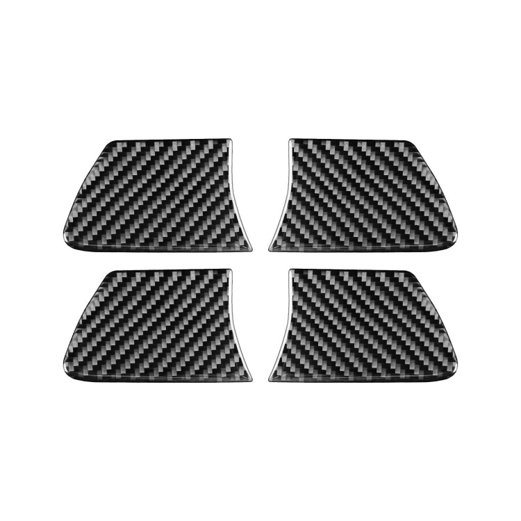 Car Carbon Fiber Inside Door Bowl Decorative Sticker for Toyota Highlander 2014-2019, Left Drive - Car Interior Mouldings by PMC Jewellery | Online Shopping South Africa | PMC Jewellery | Buy Now Pay Later Mobicred