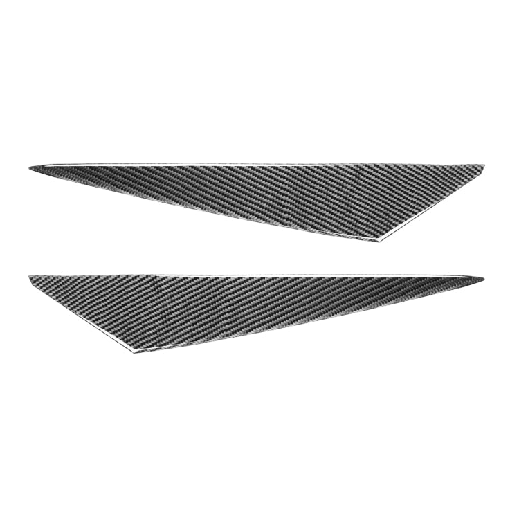 2 PCS / Set Carbon Fiber Car Lamp Eyebrow Decorative Sticker for BMW X1/E84 2009-2014, Drop Glue Version - Lamp Decoration by PMC Jewellery | Online Shopping South Africa | PMC Jewellery | Buy Now Pay Later Mobicred