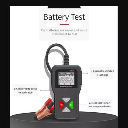 BM550 6V / 12V / 24V 3 in 1 Battery Tester Analyzer Battery Life Detector - Electronic Test by PMC Jewellery | Online Shopping South Africa | PMC Jewellery | Buy Now Pay Later Mobicred