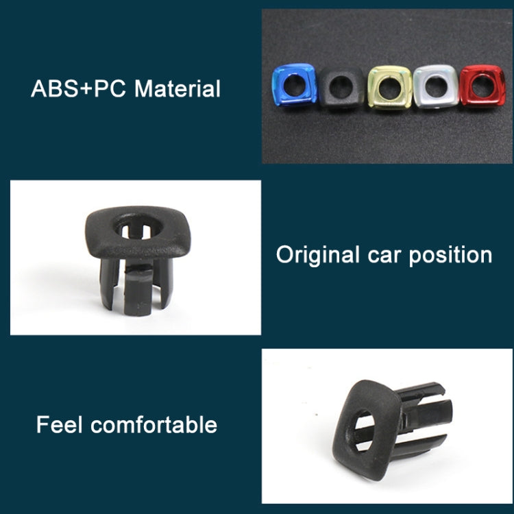 For BMW 5 Series 2011-2017 Car Interior Door Window Trim Panel Locking Knob Button Cover 5142 9171 769 - Booster Cable & Clip by PMC TechLife | Online Shopping South Africa | PMC TechLife | Buy Now Pay Later Mobicred