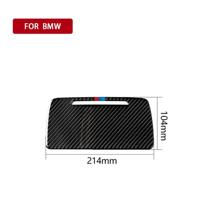 Three Color Carbon Fiber Car Storage Box Decorative Sticker for BMW 5 Series F10 2011-2017 - Car Interior Mouldings by PMC Jewellery | Online Shopping South Africa | PMC Jewellery | Buy Now Pay Later Mobicred