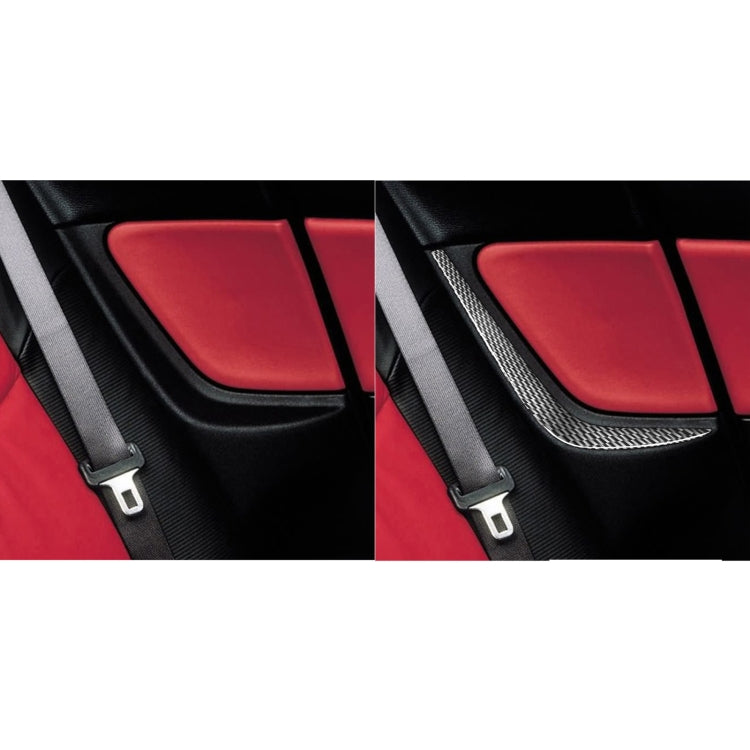 2 PCS Car Carbon Fiber Rear Seat Side Decorative Sticker for Mazda RX8 2004-2008, Left and Right Drive Universal - Car Interior Mouldings by PMC Jewellery | Online Shopping South Africa | PMC Jewellery | Buy Now Pay Later Mobicred