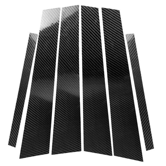 Car Carbon Fiber B Pillar Decorative Sticker for BMW X1 E84 2011-2015, Left and Right Drive Universal - Car Interior Mouldings by PMC Jewellery | Online Shopping South Africa | PMC Jewellery | Buy Now Pay Later Mobicred