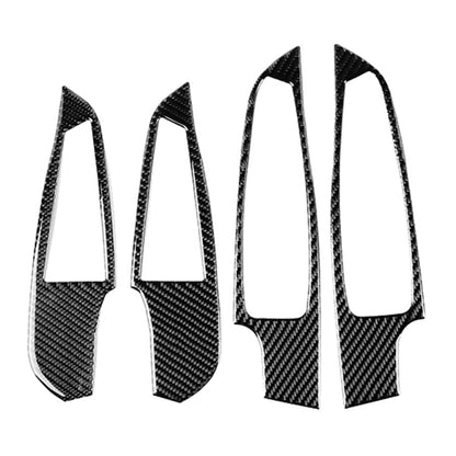 4 in 1 Car Carbon Fiber Window Glass Lift Decorative Sticker for BMW 3 Series G20/G28/325Li/330d/335 2019-2020, Left and Right Drive Universal - Car Interior Mouldings by PMC Jewellery | Online Shopping South Africa | PMC Jewellery | Buy Now Pay Later Mobicred