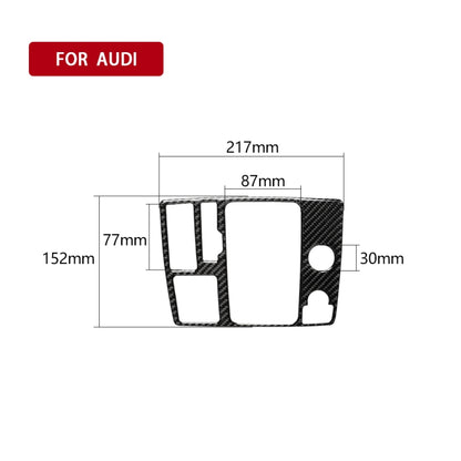 Car Carbon Fiber One-button Start Panel Decorative Sticker for Audi A6 S6 C7 A7 S7 4G8 2012-2018, Left Drive - Car Interior Mouldings by PMC Jewellery | Online Shopping South Africa | PMC Jewellery | Buy Now Pay Later Mobicred