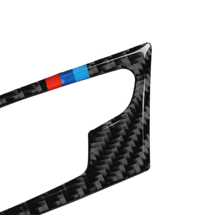 4 in 1 Car Carbon Fiber Tricolor Door Handle Decorative Sticker for BMW 2008-2014 X5 E70 / E71, Left Drive - Car Interior Mouldings by PMC Jewellery | Online Shopping South Africa | PMC Jewellery | Buy Now Pay Later Mobicred