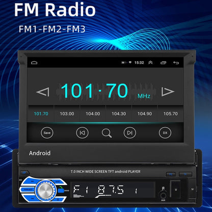 HD 7 inch Single Din Car Android Player GPS Navigation Bluetooth Touch Stereo Radio, Support Mirror Link & FM & WIFI - Car MP3 & MP4 & MP5 by PMC Jewellery | Online Shopping South Africa | PMC Jewellery | Buy Now Pay Later Mobicred