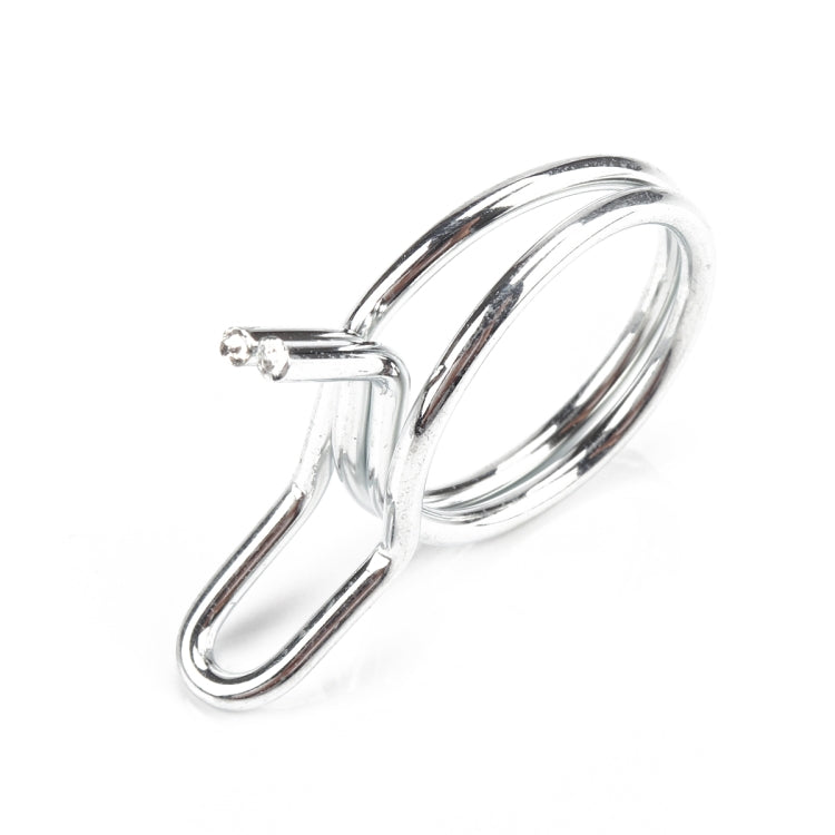 100 PCS Double Wire Spring Tube Clamp Water Pipe Clamps, Size: 7-24mm - Booster Cable & Clip by PMC Jewellery | Online Shopping South Africa | PMC Jewellery | Buy Now Pay Later Mobicred