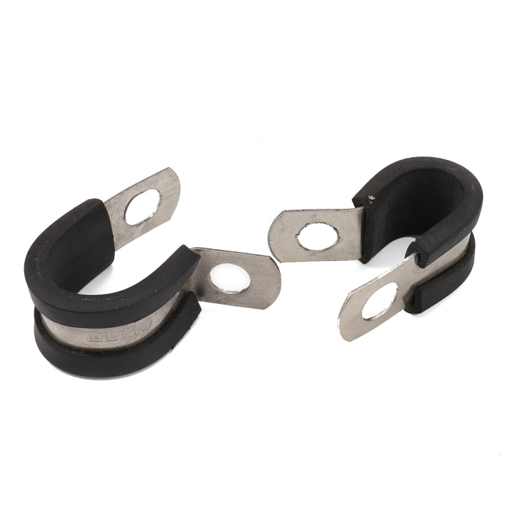 42 in 1 Car Rubber Cushion Pipe Clamps Stainless Steel Clamps - Booster Cable & Clip by PMC Jewellery | Online Shopping South Africa | PMC Jewellery | Buy Now Pay Later Mobicred