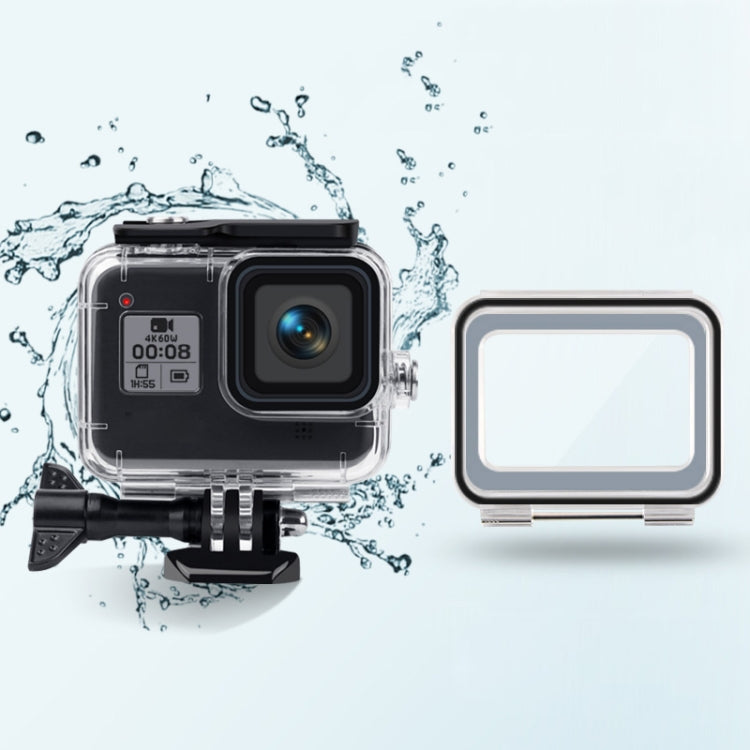 45m Waterproof Case + Touch Back Cover for GoPro HERO8 Black - Waterproof Cases by PMC TechLife | Online Shopping South Africa | PMC TechLife | Buy Now Pay Later Mobicred