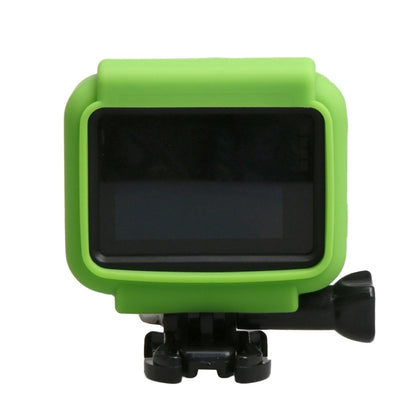 Original for GoPro HERO5 Silicone Border Frame Mount Housing Protective Case Cover Shell(Green) - Silicone Cases by PMC Jewellery | Online Shopping South Africa | PMC Jewellery | Buy Now Pay Later Mobicred