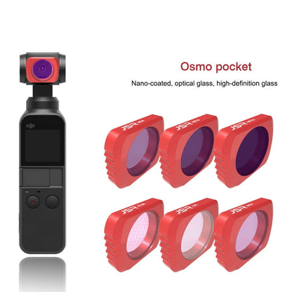 6 in 1 HD Slim ND4 & ND8  & ND16 & ND32 & CPL & ATSR Lens Filter for DJI OSMO Pocket - Lens Accessories by JSR | Online Shopping South Africa | PMC Jewellery | Buy Now Pay Later Mobicred