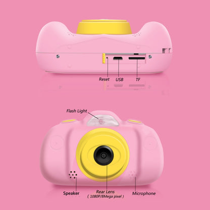 P8 2.4 inch Eight-megapixel Dual-lens Children Camera, Support for 32GB TF Card(Pink) - Children Cameras by PMC Jewellery | Online Shopping South Africa | PMC Jewellery | Buy Now Pay Later Mobicred