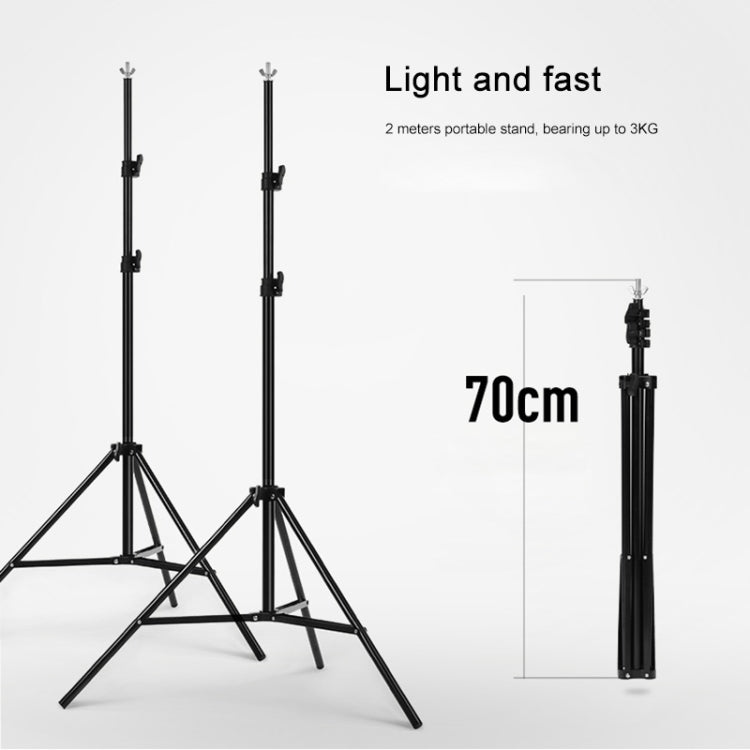 200x200cm Photo Studio Background Support Stand Backdrop Crossbar Bracket Kit - free shipping - PMC TechLife - Order now!