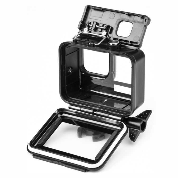 50m Waterproof Housing Protective Case with Buckle Basic Mount & Screw for GoPro HERO10 Black / HERO9 Black (Black) - Waterproof Cases by PMC Jewellery | Online Shopping South Africa | PMC Jewellery | Buy Now Pay Later Mobicred