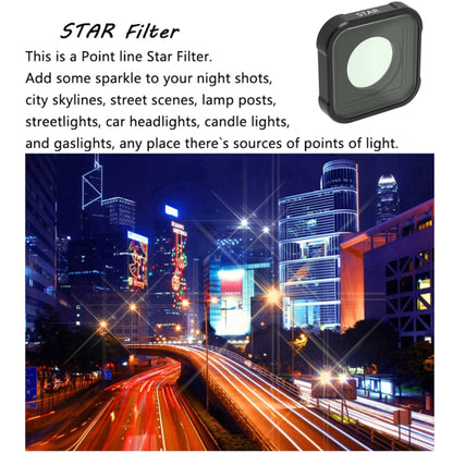 JSR KB Series Star Effect Lens Filter for GoPro HERO13 Black /12 Black /11 Black /10 Black /9 Black - Lens Filter by JSR | Online Shopping South Africa | PMC Jewellery | Buy Now Pay Later Mobicred