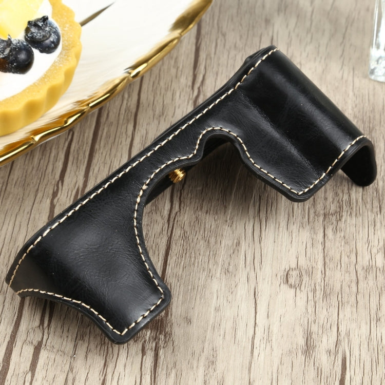 1/4 inch Thread PU Leather Camera Half Case Base for FUJIFILM XT200 (Black) - free shipping - PMC TechLife - Order now!
