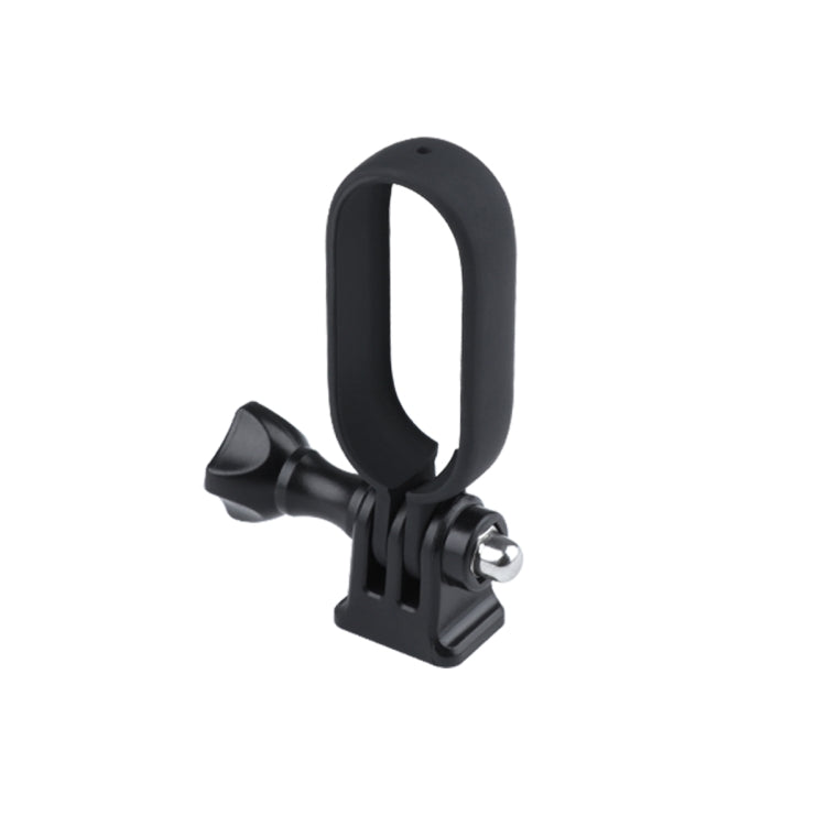 Plastic Protective Frame Mount Cage with Tripod Base Adapter for Insta360 GO 2(Black) - Mount & Holder by PMC TechLife | Online Shopping South Africa | PMC TechLife | Buy Now Pay Later Mobicred