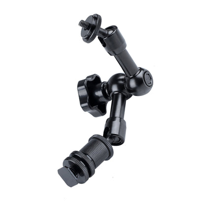 7 inch Adjustable Friction Articulating Magic Arm + Large Claws Clips with Phone Clamp (Black) - Camera Gimbal by PMC Jewellery | Online Shopping South Africa | PMC Jewellery