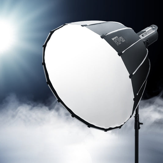 TRIOPO KP2-90 90cm Speedlite Flash Deep Parabolic Softbox Bowens Mount Diffuser(Black) -  by TRIOPO | Online Shopping South Africa | PMC Jewellery | Buy Now Pay Later Mobicred