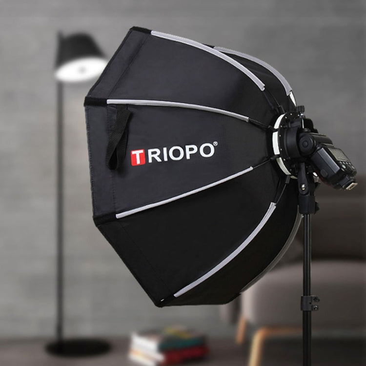 TRIOPO KX90 90cm Dome Speedlite Flash Octagon Parabolic Softbox Diffuser (Black) - free shipping - PMC TechLife - Order now!