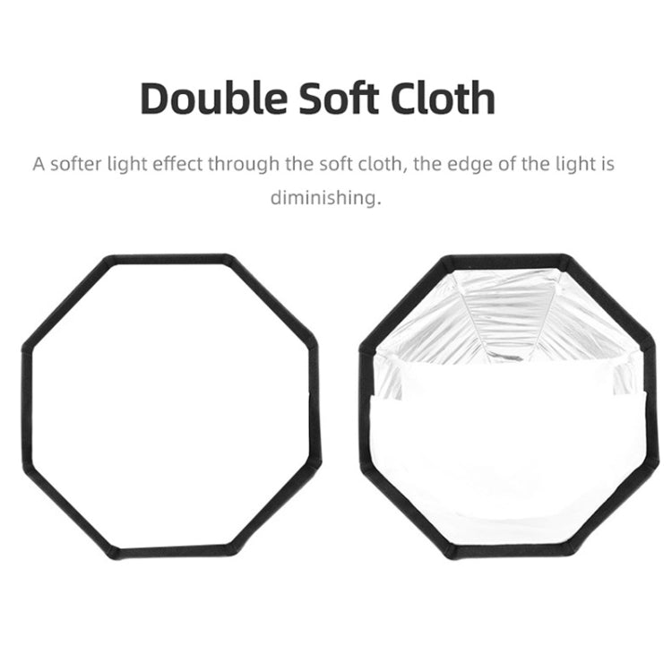 TRIOPO K2-55 55cm Speedlite Flash Octagon Parabolic Softbox Bowens Mount Diffuser(Black) - free shipping - PMC TechLife - Order now!