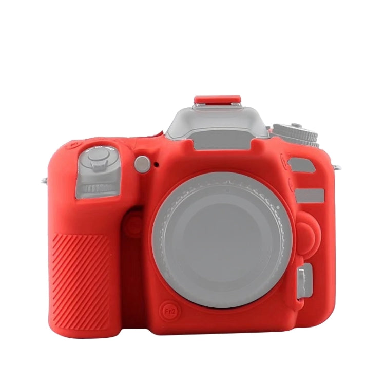 Soft Silicone Protective Case for Nikon D7500(Red) - free shipping - PMC TechLife - Order now!