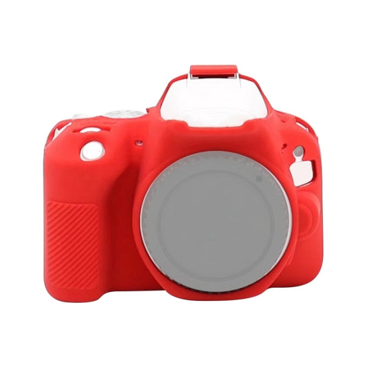 For Canon EOS 200D / EOS 200D Mark II Soft Silicone Protective Case(Red) - Protective Case by PMC Jewellery | Online Shopping South Africa | PMC Jewellery | Buy Now Pay Later Mobicred