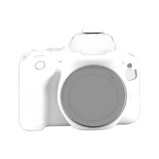 For Canon EOS 200D / EOS 200D Mark II Soft Silicone Protective Case(White) - Protective Case by PMC Jewellery | Online Shopping South Africa | PMC Jewellery | Buy Now Pay Later Mobicred