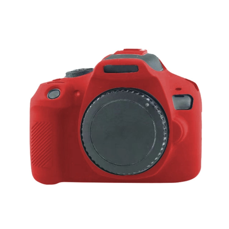 Soft Silicone Protective Case for Canon EOS 2000D (Red) - Protective Case by PMC TechLife | Online Shopping South Africa | PMC TechLife | Buy Now Pay Later Mobicred