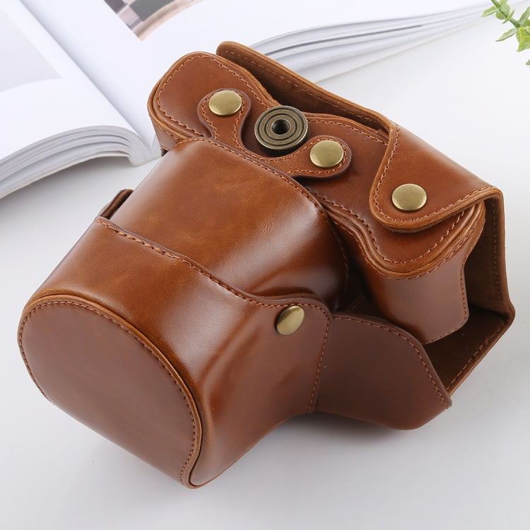 Full Body Camera PU Leather Case Bag with Strap for FUJIFILM X-T3(Brown) - free shipping - PMC TechLife - Order now!