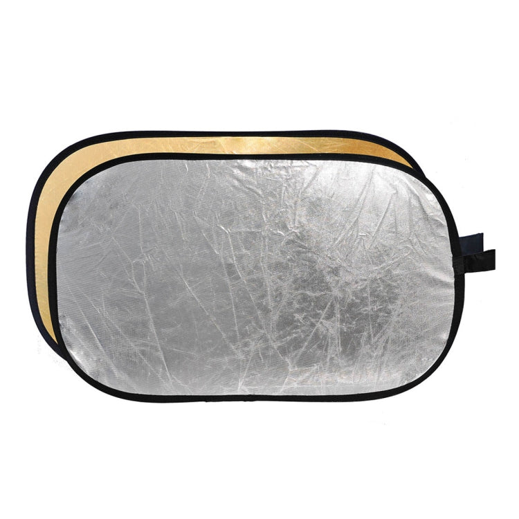 Godox FT01 2 in 1 Gold / Silver Oval Folding Reflector Board, Size: 90 x 120cm - free shipping - PMC TechLife - Order now!