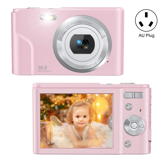 DC311 2.4 inch 36MP 16X Zoom 2.7K Full HD Digital Camera Children Card Camera, AU Plug (Pink) - Children Cameras by PMC Jewellery | Online Shopping South Africa | PMC Jewellery | Buy Now Pay Later Mobicred