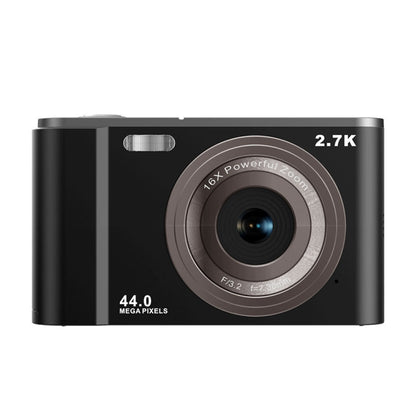 DC302 2.88 inch 44MP 16X Zoom 2.7K Full HD Digital Camera Children Card Camera, UK Plug (Black) - Children Cameras by PMC Jewellery | Online Shopping South Africa | PMC Jewellery | Buy Now Pay Later Mobicred