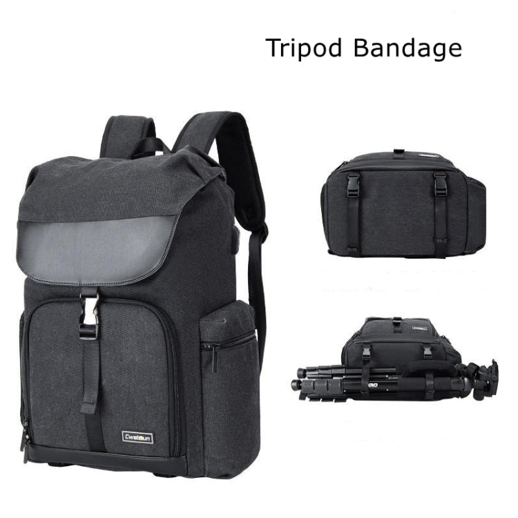 CADeN M8 Side Open Canvas Large Capacity Photography Backpack Shoulder Bag - free shipping - PMC TechLife - Order now!