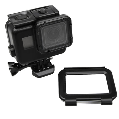 2 in 1 for GoPro HERO5 Touch Screen Back Cover + 45m Waterproof Housing Protective Case(No Need to Disassemble Lens When Installed) with Buckle Basic Mount & Lead Screw(Black) - Waterproof Cases by PMC Jewellery | Online Shopping South Africa | PMC Jewellery | Buy Now Pay Later Mobicred