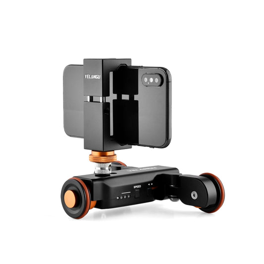 YELANGU L4X Camera Wheel Dolly + PC141 Phone Clamp with Remote, Load: 3kg - Camera Dolly by YELANGU | Online Shopping South Africa | PMC Jewellery | Buy Now Pay Later Mobicred