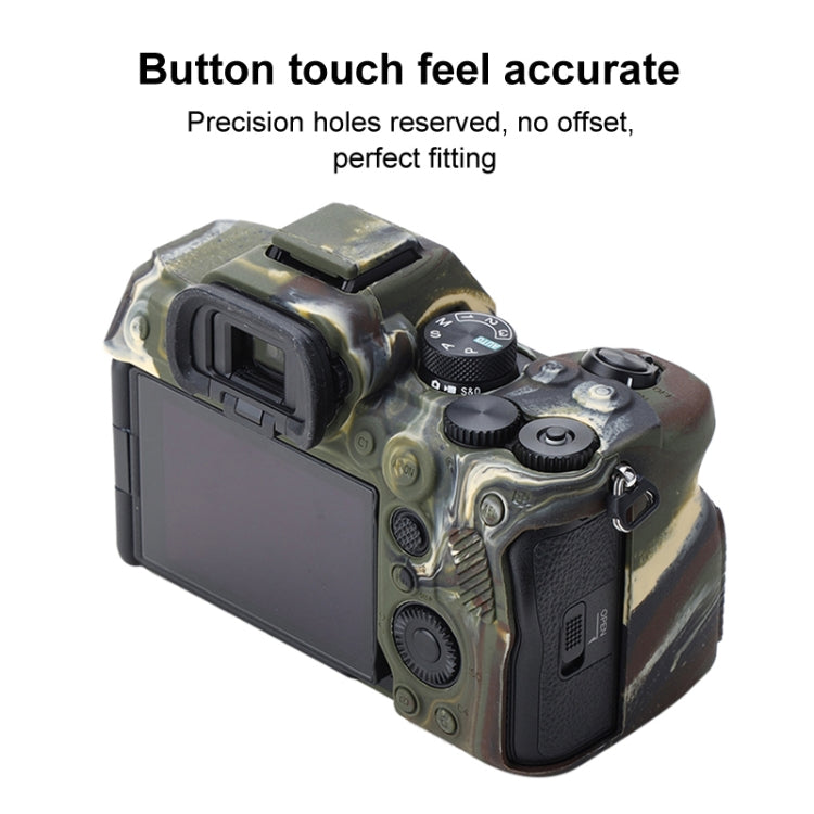 Soft Silicone Protective Case for Sony A7 IV (Camouflage) - Protective Case by PMC Jewellery | Online Shopping South Africa | PMC Jewellery