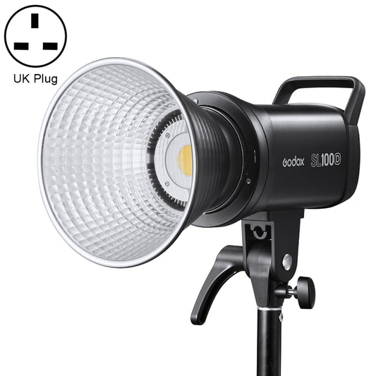 Godox SL100D 100W 5600K Daylight-balanced LED Light Studio Continuous Photo Video Light(UK Plug) - Shoe Mount Flashes by Godox | Online Shopping South Africa | PMC Jewellery | Buy Now Pay Later Mobicred