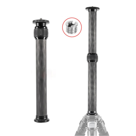 BEXIN P262C 235mm-396mm Tripod Extension Pole Carbon Fiber Center Column Tripod Extender(Black) - Monopods by BEXIN | Online Shopping South Africa | PMC Jewellery | Buy Now Pay Later Mobicred