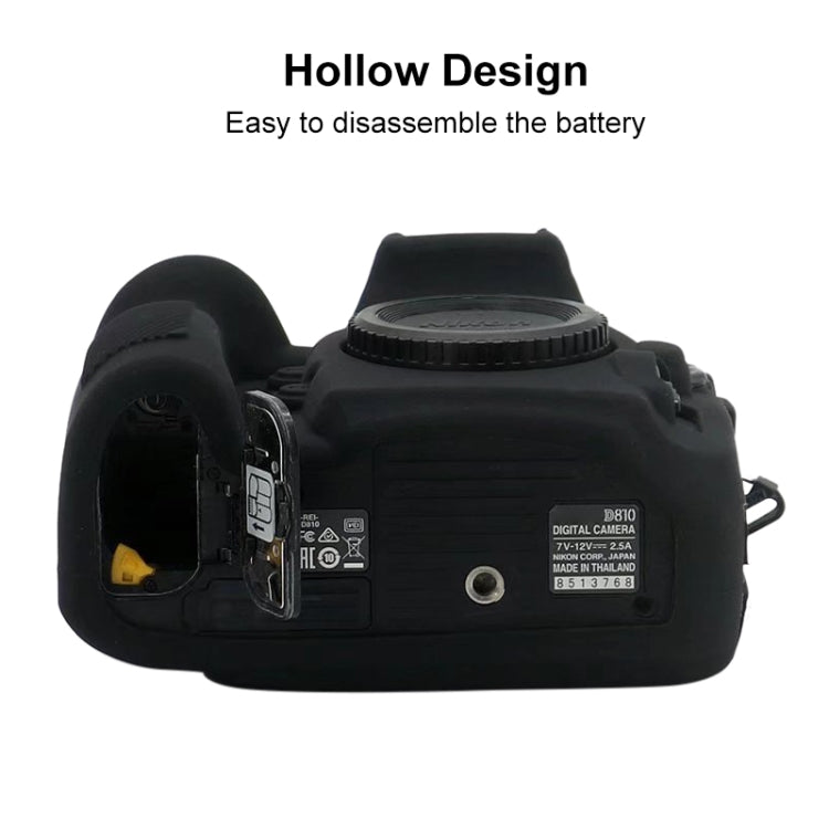 Soft Silicone Protective Case for Nikon D810 (Yellow) - free shipping - PMC TechLife - Order now!