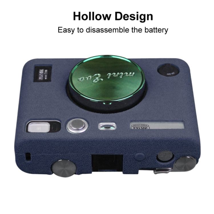 Soft Silicone Protective Case for FUJIFILM instax mini Evo (Blue) - Protective Case by PMC TechLife | Online Shopping South Africa | PMC TechLife | Buy Now Pay Later Mobicred