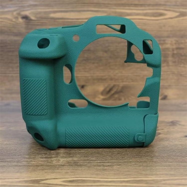 For Canon EOS R3 Soft Silicone Protective Case (Green) - Protective Case by PMC TechLife | Online Shopping South Africa | PMC TechLife | Buy Now Pay Later Mobicred