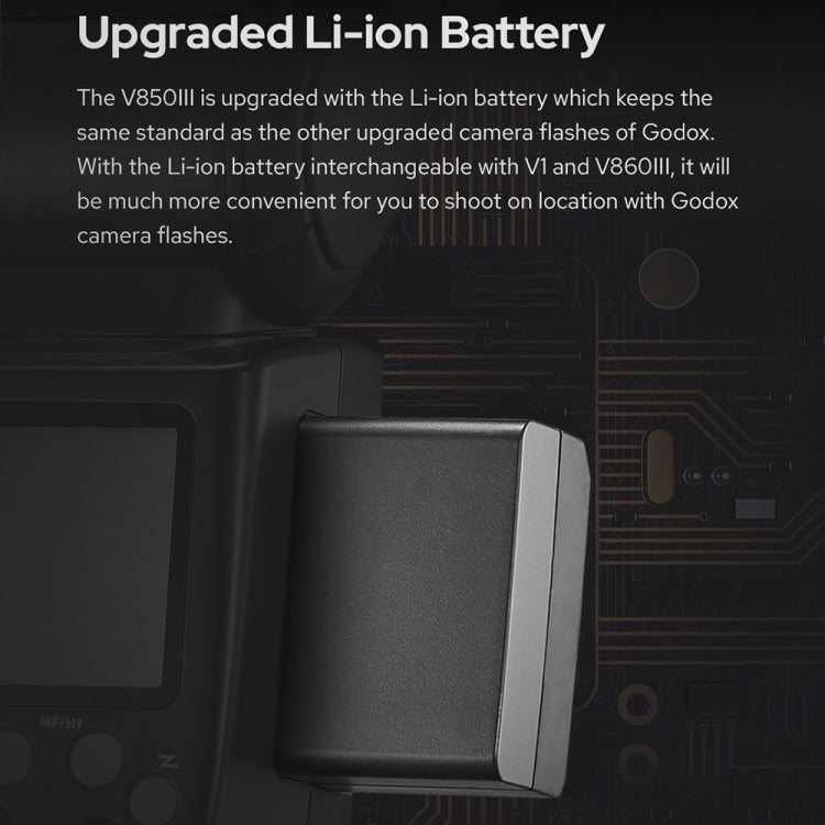 Godox V850III 2.4GHz Wireless Flash Speedlite Camera Light(EU Plug) - free shipping - PMC TechLife - Order now!