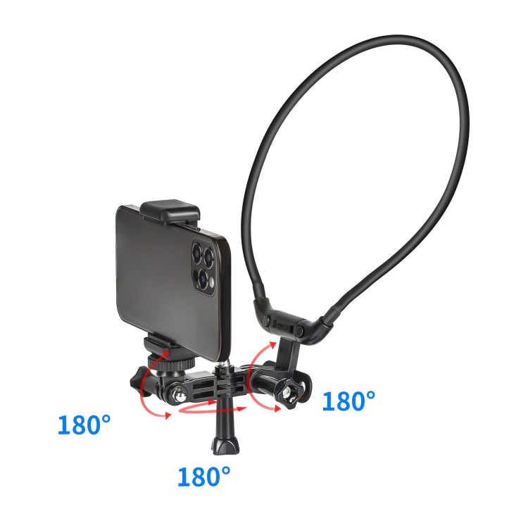 STARTRC Hands Free Lazy Wearable Neck Camera Holder FPV Vlog POV Mount (Black) - Holder by STARTRC | Online Shopping South Africa | PMC TechLife | Buy Now Pay Later Mobicred