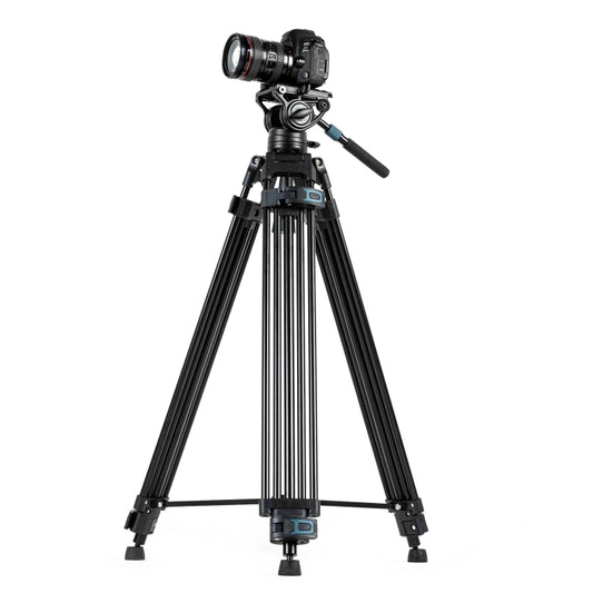 Fotopro DV-3A Heavy Duty Fluid Head Aluminum Alloy Video Tripod (Black) - Tripods by Fotopro | Online Shopping South Africa | PMC Jewellery | Buy Now Pay Later Mobicred