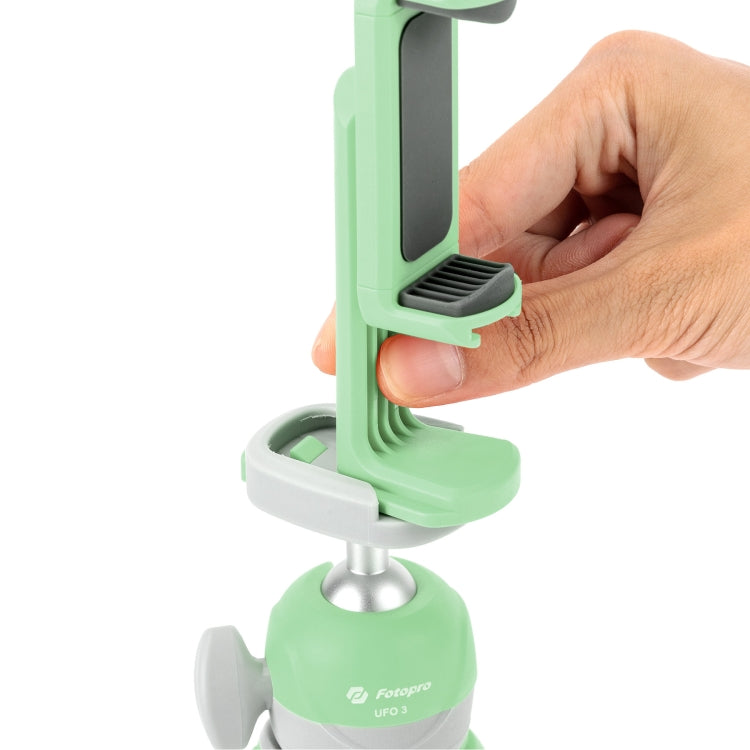 Fotopro UFO 3 Flexible Tripod Mount for SLR Cameras, GoPro, Phones (Green) - Portable Mini Tripod by Fotopro | Online Shopping South Africa | PMC Jewellery | Buy Now Pay Later Mobicred